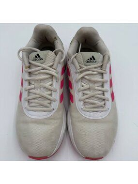 Adidas Womens Startyourrun Running Shoe Size 6.5 White and Pink LIGHTMOTION